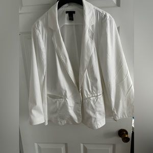 Lane Bryant. Size 24. White blazer.
